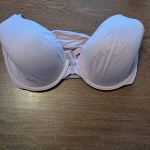 Women's Light Pink Strapless Bra